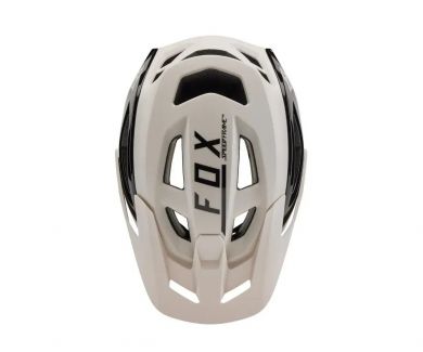 Fox Speedframe Pro Blocked Vintage White MTB-kypärä säädettävällä lipalla
