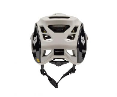 Fox Speedframe Pro Blocked Vintage White MTB-kypärä Fidlock-magneettisoljella