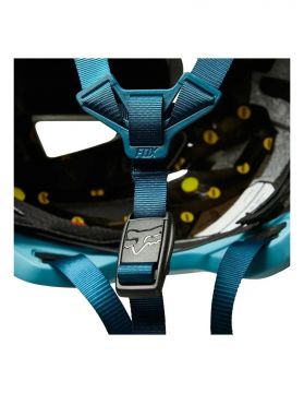 Fox Speedframe Pro Sulphur Blue MTB-kypärä Fidlock-magneettisoljella