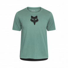 FOX YTH Ranger SS Jersey Fox Head Pine Green nuorten lyhythihainen vihreä MTB-ajopaita