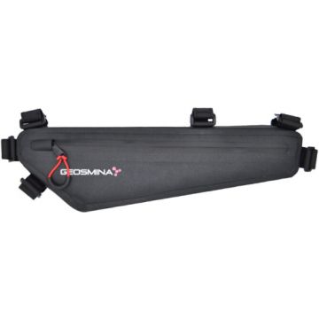 Geosmina Small Frame Bag Gravel runkolaukku musta