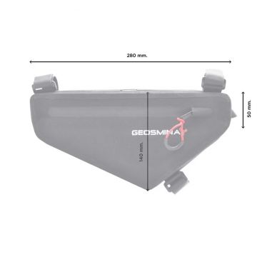 Geosmina Frame Bag You-Dee 600D TPU-nylonista