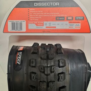 Maxxis Dissector 29×2.4"WT 3C MaxxTerra EXO+ TR 120tpi folding