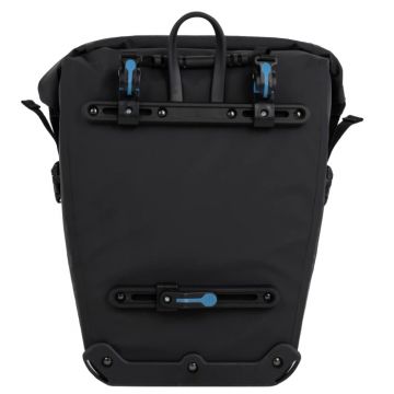 Oxford Aqua V20 tavaratelineen pyöränlaukku mustana