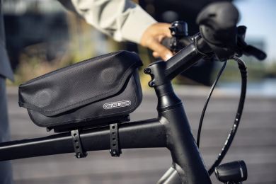 ORTLIEB Toptube-Bag asennettuna pyörän yläputkeen