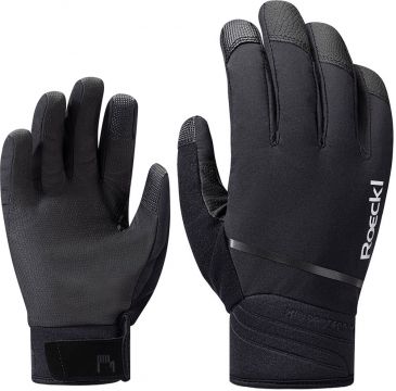 Roeckl Rosenheim 3 Black lämmin 90 g/m² vuorattu ajohanska