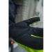 Roeckl Villach 3 Lobster Fluo Yellow kämmenpuoli ja pehmustettu ROECK-GRIP-rakenne