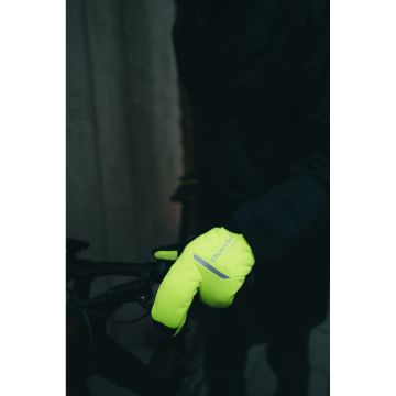 Roeckl Villach 3 Lobster Fluo Yellow kaksiosainen sormirakenne pyöräilyyn
