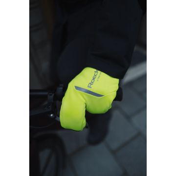 Roeckl Villach 3 Lobster Fluo Yellow PrimaLoft Gold Cross Core -eristyksellä