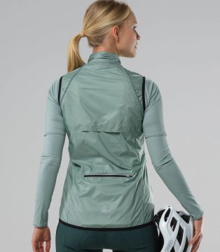 Löffler W Bike Zip-Off Jacket Windshell naisten kevyt ja tuulelta suojaava pyöräilytakki