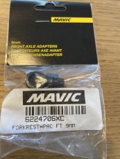 Mavic Etunavan adapterit 15mm läpiakselista  => 9mm pikalinkulle