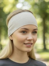 Löffler Elastic Headband Open Cut Sahara