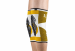 Seryt Flow Knee Protector polvisuoja white-gold maastopyöräilyyn ja pyöräilyyn