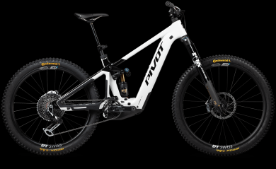 Pivot Shuttle LT TEAM XX Eagle Transmission enduro sähköpyörä Bosch CX Race FOX Podium 800 Wh Stone Cold White