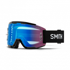 SMITH SQUAD MTB Goggles Black ChromaPop Contrast Rose Flash / Clear AF