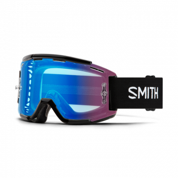 SMITH SQUAD MTB Goggles Black ChromaPop Contrast Rose Flash / Clear AF