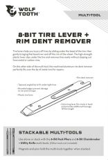 WolfTooth 8-Bit Tire Lever + Rim Dent Remover Multi-Tool