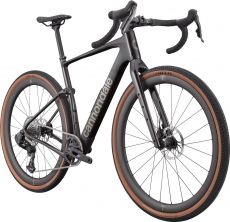 Cannondale Topstone Carbon 1 AXS hiilikuituinen gravelpyörä sivukuvassa