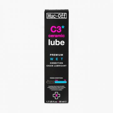 MUC-OFF Wet Lube - C3 Ceramic 120 ml Ketjuöljy