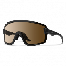 SMITH Wildcat Matte Black + ChromaPop PhotoChromic Brown Lens ja kirkas linssi