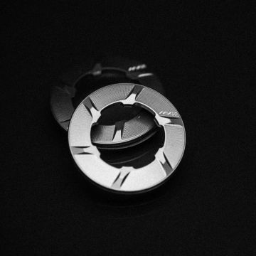 Wolf Tooth MK0 Centerlock Internal Spline lukkorengas Shadow Gray maantie ja gravel pyöriin