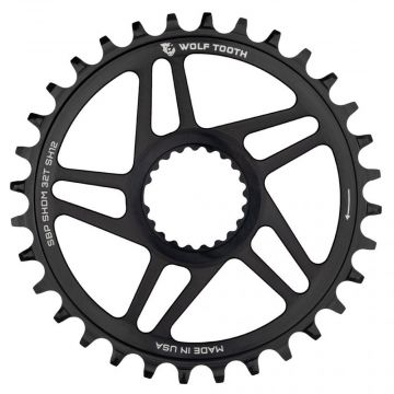 Wolf Tooth Direct Mount Chainrings for Shimano Cranks for Shimano 12spd Hyperglide+ Chain