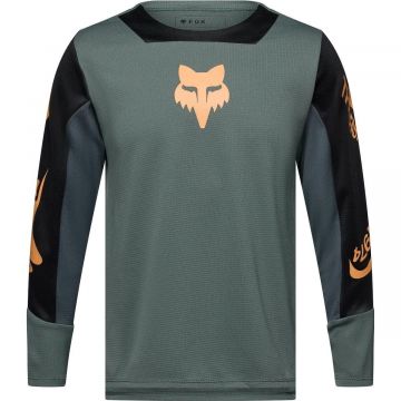 Fox Youth Defend LS Jersey Creation Sage nuorten MTB-ajopaita